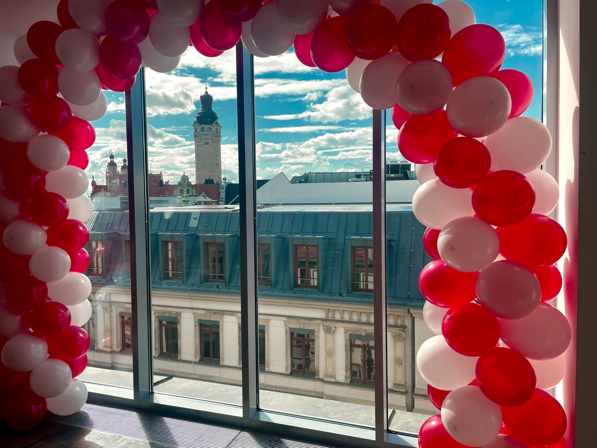 Ballonbogen für das Mediamarkt Sommerfest in Leipzig