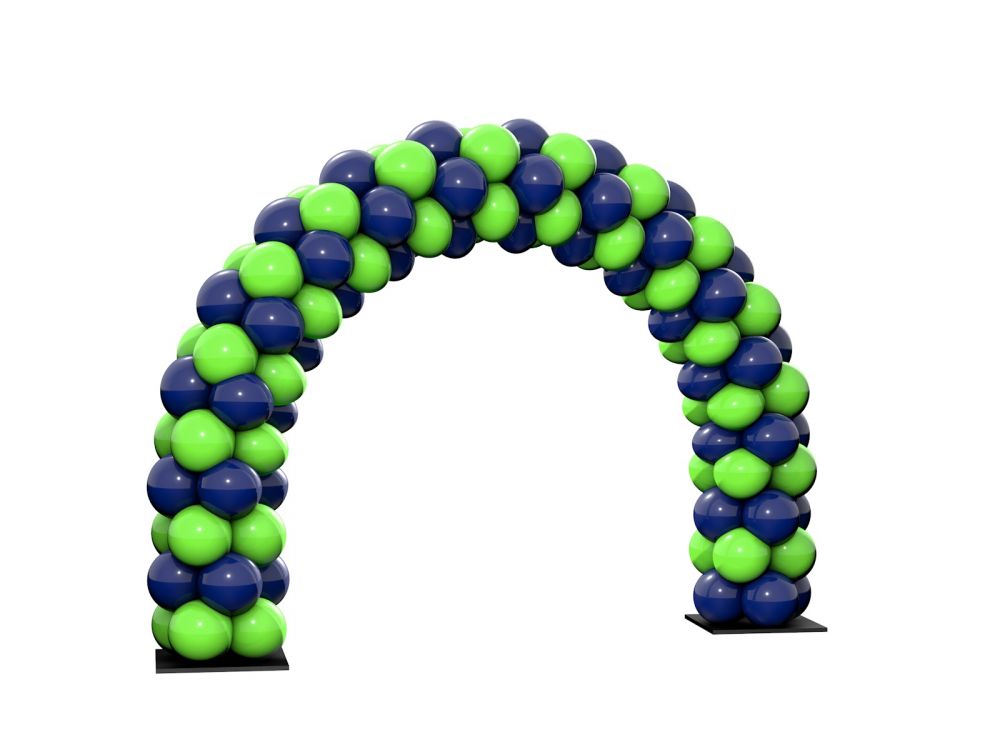 Ballonbogen Konfigurator verschiedene Muster Abwechselnd zweifarbig