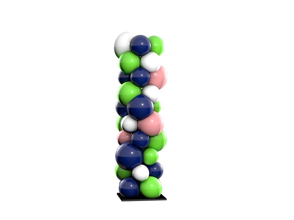 Ballonbogen Konfigurator verschiedene Muster Zufällig vierfarbig