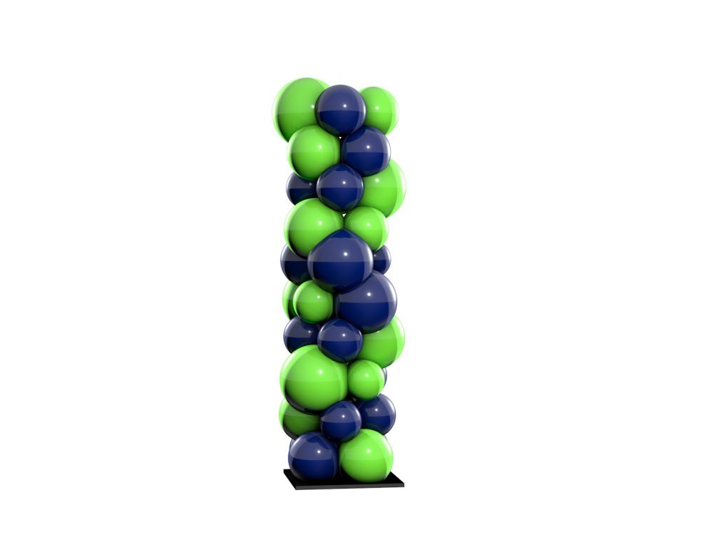 Ballonbogen Konfigurator verschiedene Muster Zufällig zweifarbig