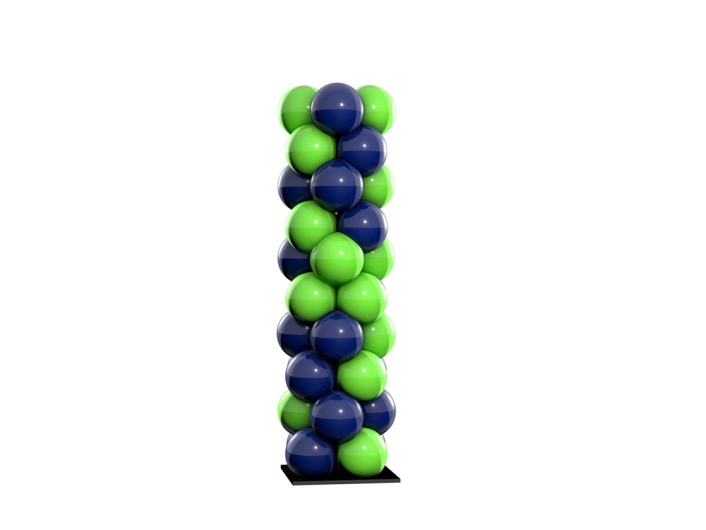 Ballonbogen Konfigurator verschiedene Muster Normal zweifarbig